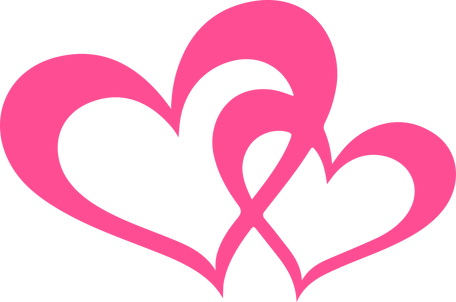 Pink Heart Beautiful Shape | Heart Outline